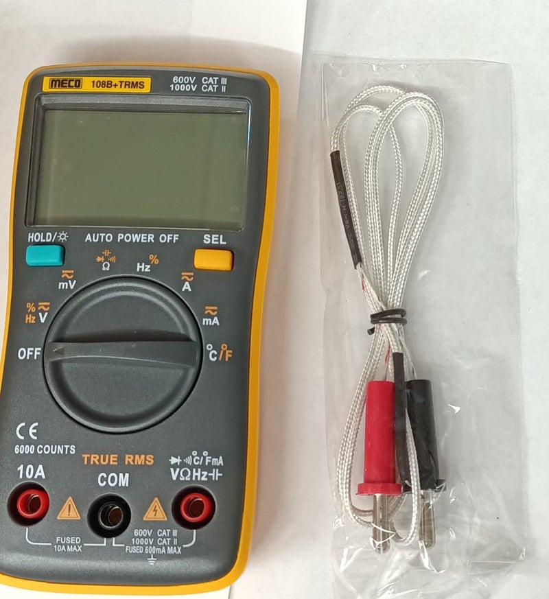 MECO ELEVERDE MECO Digital 108B+ Trms Battery Powered Multimeter Pocket Size - Image 3