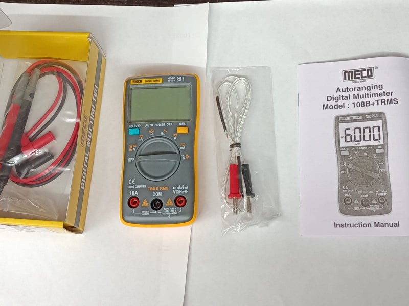 MECO ELEVERDE MECO Digital 108B+ Trms Battery Powered Multimeter Pocket Size - Image 4