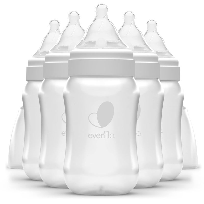 evenflo Feeding Premium Proflo Venting Balance Plus Wide Neck Baby, Newborn and Infant Bottles - Helps Reduce Colic - 9 Ounce (Pack of 6) - Image 1