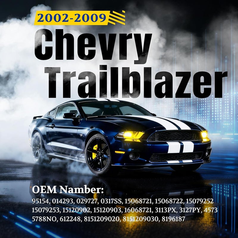 ARANA دعائم خلفية لسيارة شيفروليه تريل بليزر 2002-2009، صدمات باب خلفي دعم رفع تناسب شيفروليه/جي إم سي إنفوي/بويك رينير/إيزوزو أسيندر/أولدموبيل برافادا/ساب 9-7X هاتشباك 2002-2009، 2 قطع - Image 2