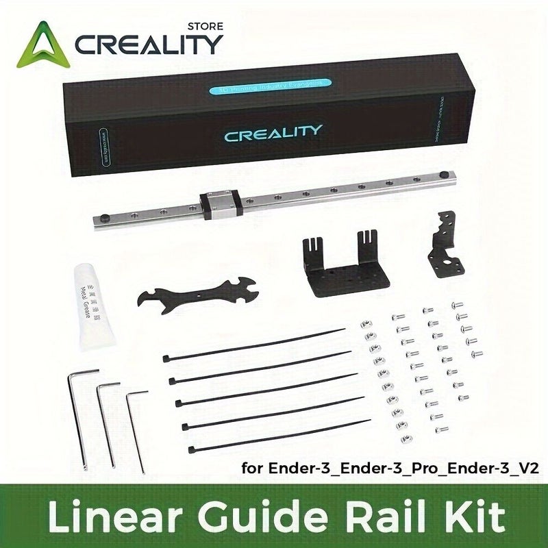 كريتي كيت قضبان التوجيه الخطية عالية الدقة لطابعة Ender 3 Pro V2 ثلاثية الأبعاد للترقية - Image 1