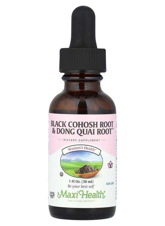 Maxi Health Women's Health Black Cohosh Root & Dong Quai Root  1 fl oz (30 ml) 