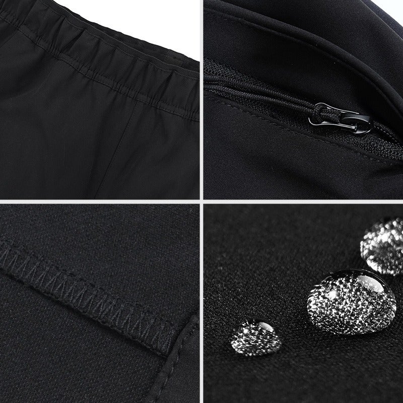 Ou Ke Men's Outdoor Hiking Trousers Autumn Winter Thick Casual Pants Windproof Waterproof Trekking Running Trousers - Image 4