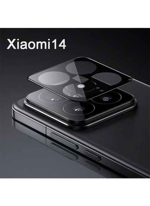 Camera Lens Protector Compatible with Xiaomi 14 Camera Screen Protector,9H Scratch-Proof Explosion-Proof Anti-scratchTempered Glass Camera Lens Protective Film