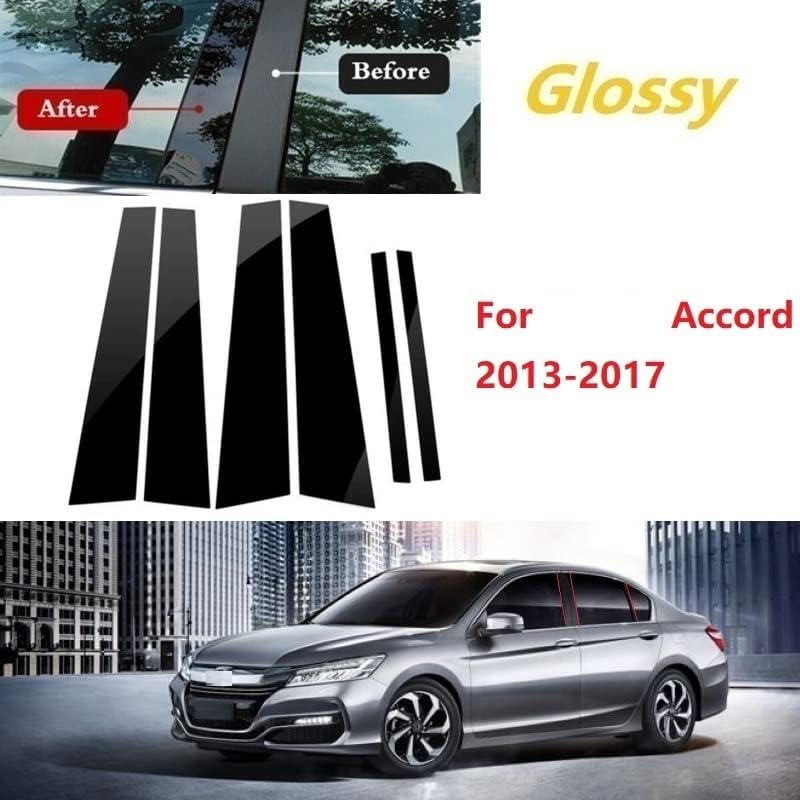 QASULER 6PCS Polished Pillar Posts for Accord 2013-2017 - Image 4