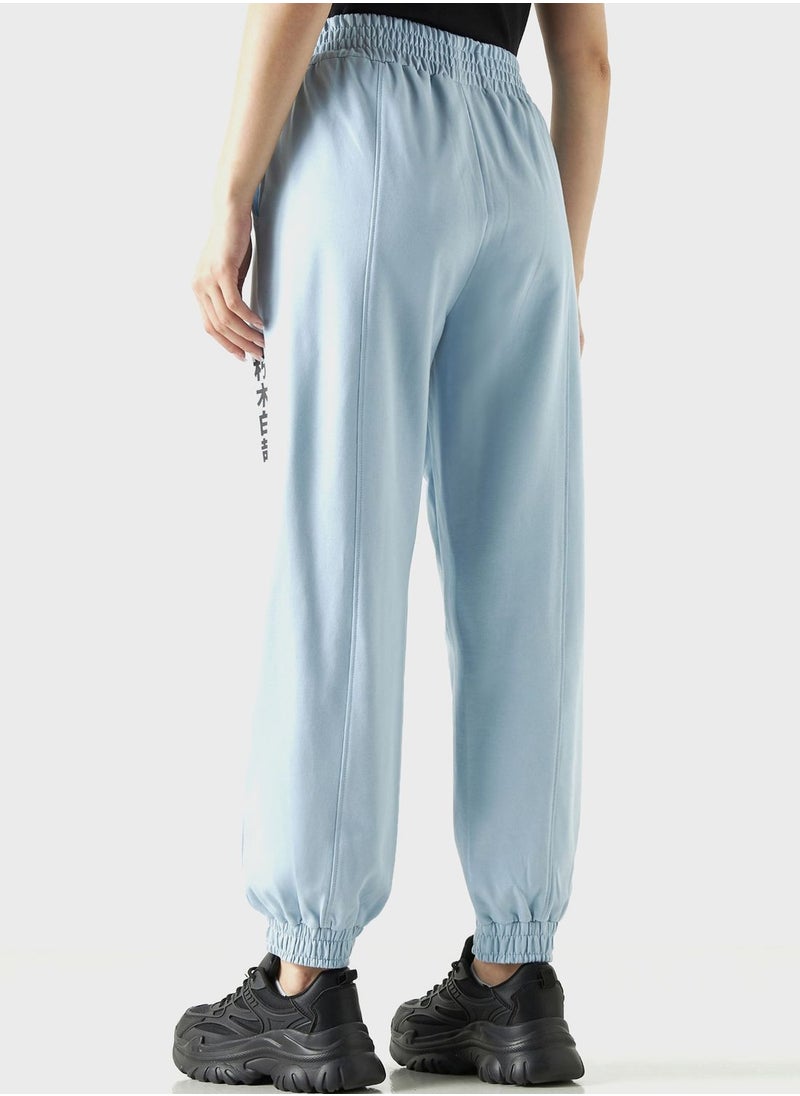 SP Characters - Naruto Print Sweatpants - Image 1