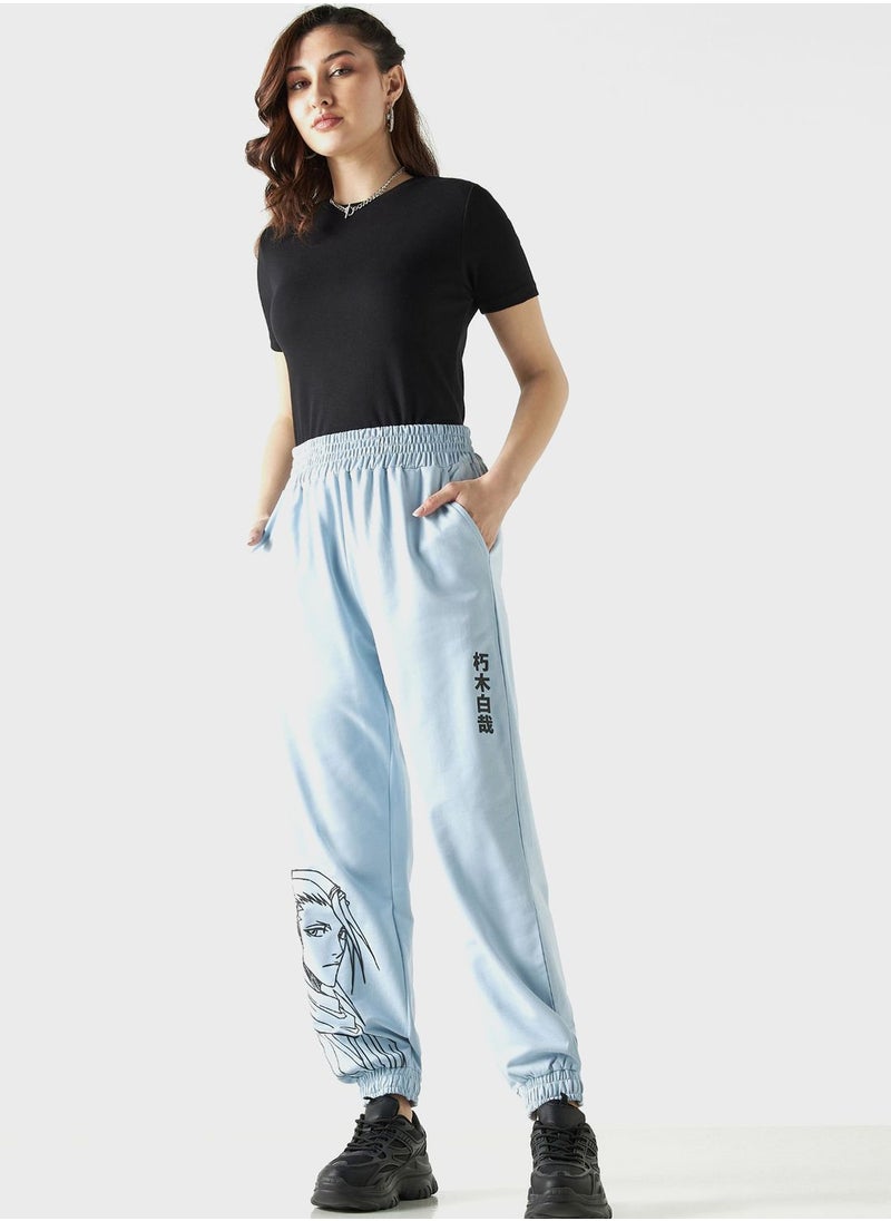SP Characters - Naruto Print Sweatpants - Image 1