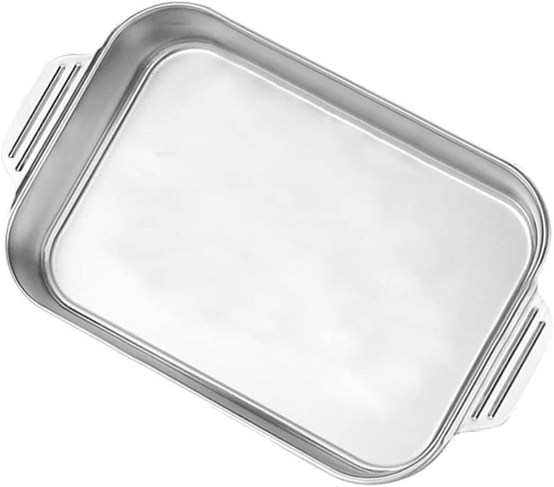 Unomor Rectangular Grilled Tray 40 8X22 8X5 5CM Stainless Steel Bakeware Pan For Baking And Steaming Fish - Image 1