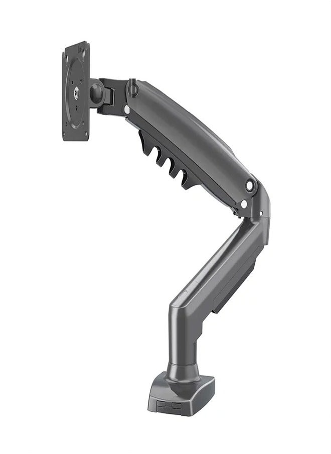 Skill Tech SH F80 Desk Mount Stand Full Motion Swivel Monitor Arm With Gas Spring For Most 17"-30" Screens, Max VESA 100x100, Max Load Capacity 9 Kg  - Image 1