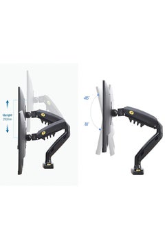 Skill Tech SH F80 Desk Mount Stand Full Motion Swivel Monitor Arm With Gas Spring For Most 17"-30" Screens, Max VESA 100x100, Max Load Capacity 9 Kg  - Image 3