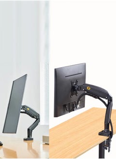 Skill Tech SH F80 Desk Mount Stand Full Motion Swivel Monitor Arm With Gas Spring For Most 17"-30" Screens, Max VESA 100x100, Max Load Capacity 9 Kg  - Image 4