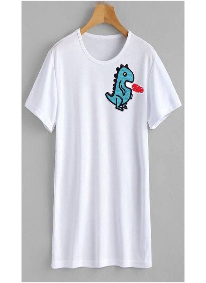 SYOSI Iron On Patches for Kids' Clothing 13pcs Dinosaur Design Embroidered Iron-on Patches for Boy Clothing Tyrannosaurus Dinosaur Flying Dragon Patch Applique for Backpacks Clothing DIY T-Shirt Jeans  - Image 4