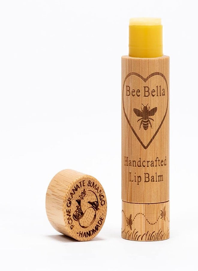 Bee Bella Lip Balm, Pomegranate Mango, 3 Pack - Moisturizing Lip Care, 100% Natural, Original Organic Beeswax with Vitamin E, Handmade in USA - Image 3