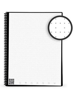 Rocketbook Smart Reusable Notebook Set Dot Grid Eco Friendly Notebook With 2 Pilot Frixion Pens And 2 Microfiber Cloths Included Midnight Blue Covers Executive 6" X 8.8” And Mini Size 3.5" X 5.5"  - Image 3