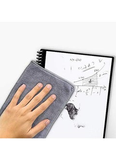 Rocketbook Smart Reusable Notebook Set Dot Grid Eco Friendly Notebook With 2 Pilot Frixion Pens And 2 Microfiber Cloths Included Midnight Blue Covers Executive 6" X 8.8” And Mini Size 3.5" X 5.5"  - Image 4