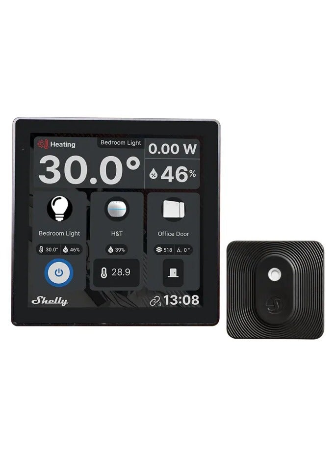 شيلي Shelly Wall Display لوحة تحكم ذكية - أسود + BLU H&T أسود - Image 1
