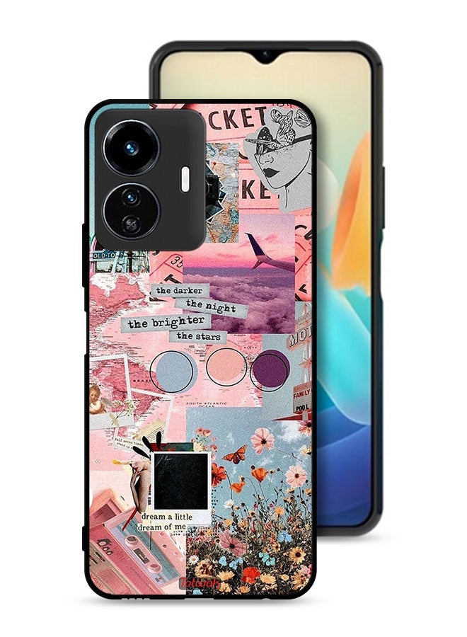 Tolwak Vivo Y77 5G Protective Case Cover The Darker The Night The Brighter The Stars - Image 1