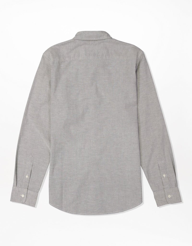 American Eagle AE Slim Fit Flex Oxford Button-Up Shirt - Image 4