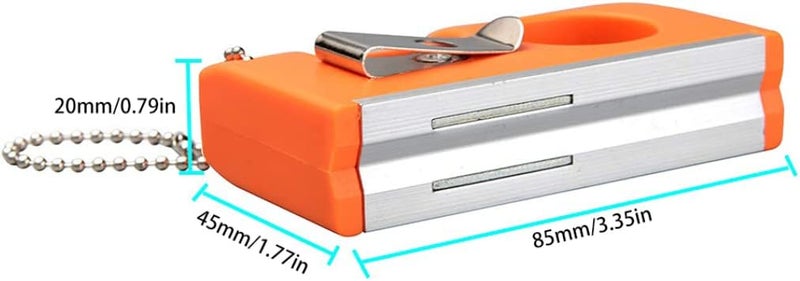 Spirit Level Tool Small Pocket Level with 2 Bubble Spirit Leveler Metal Keychain 3PCS - Image 2