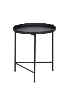 Edelman Outdoor Side Table (S) - Black  - Image 1