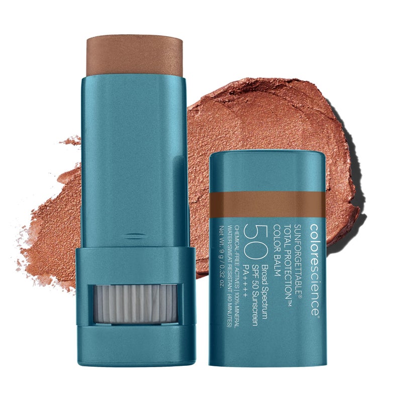 Colorescience Sunforgettable Total Protection Color Balm SPF 50 for Cheeks  Lips  Bronze