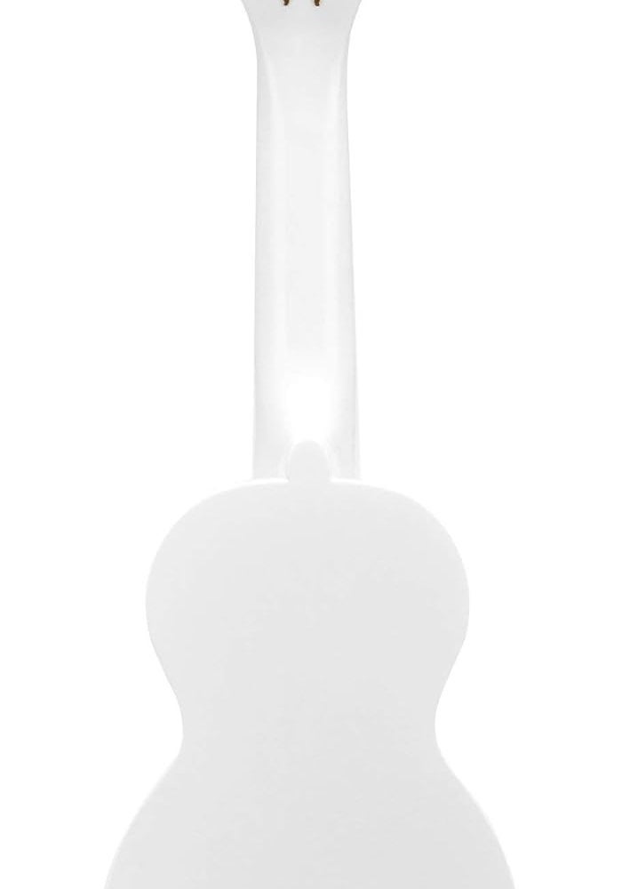 Mahalo U-Smile Series 4 String Soprano Ukulele with Bag, White - Image 3