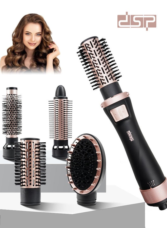 DSP 5-in-1 Hair Dryer Brush,Hot Air Comb Set with 3 Heat Settings, 27K RPM & Frizz-Free Shine for Voluminous Styles,50063 - Image 1