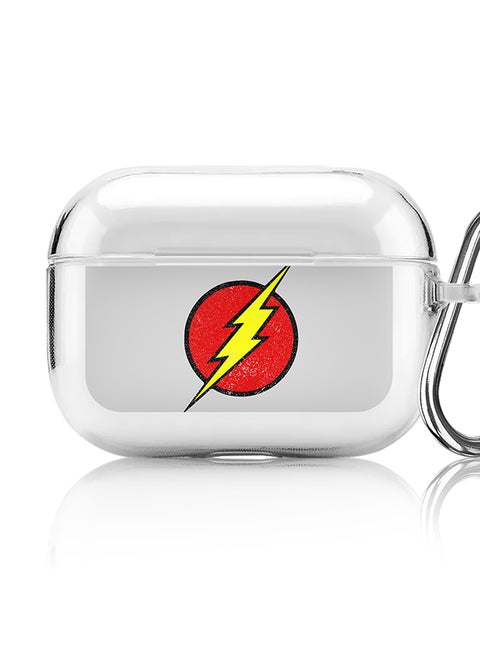 Classic Clear printed Case for Apple AirPods Pro 2nd Generation Thin Transparent Cover [Designed for Apple AirPods Pro 2nd Generation] - Who Flash?