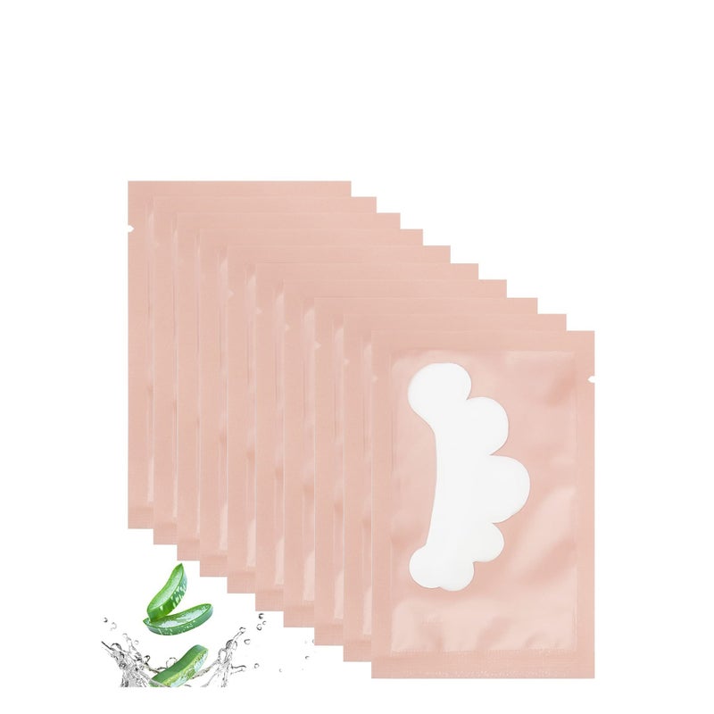 SOLARAE 50 Pairs Eye Gel Pads, Lint Free Under Eye Patches for Eyelash Extensions, Premium Eye Mask Beauty Tool Kit (Pink) - Image 1