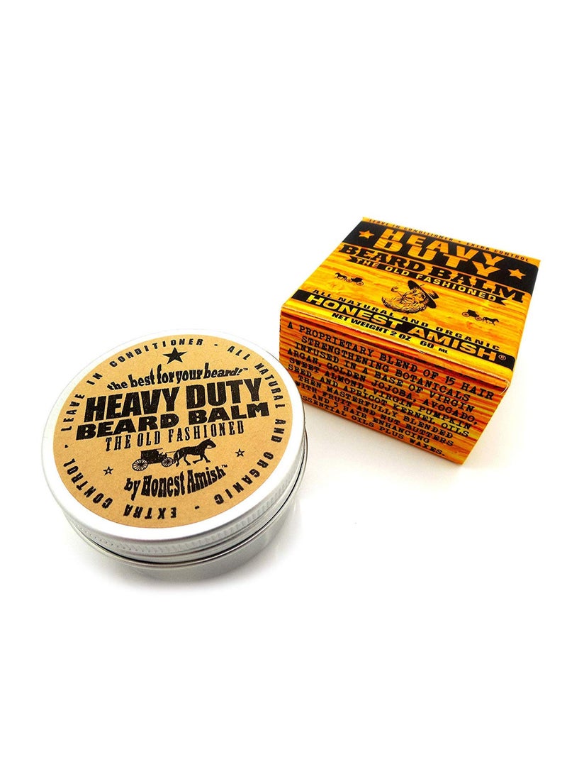 Honest Amish Heavy Duty Beard Balm - 2 Ounce - Beard Conditioner  - Image 2