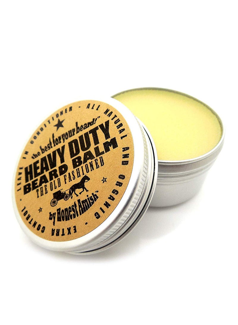 Honest Amish Heavy Duty Beard Balm - 2 Ounce - Beard Conditioner  - Image 3