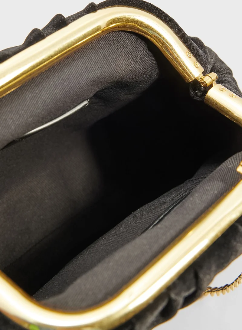 Ted Baker Velvet Bow Clutch Bag