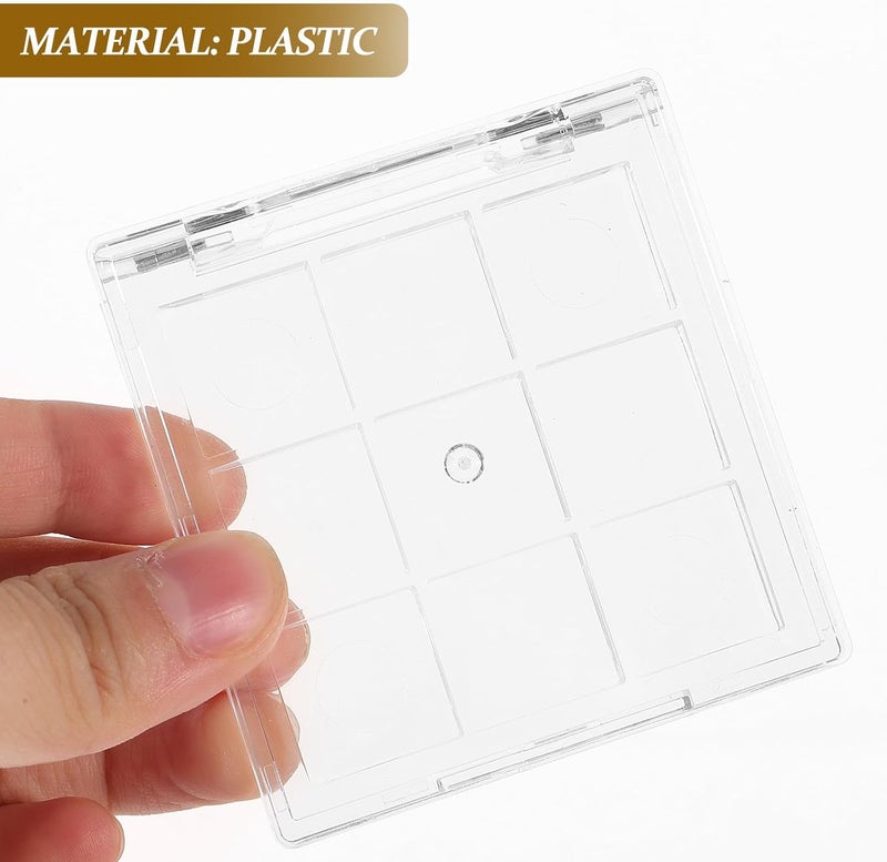 4 Pcs Empty Eyeshadow Boxes - Makeup Eyeshadow Containers Travel Use - Image 3