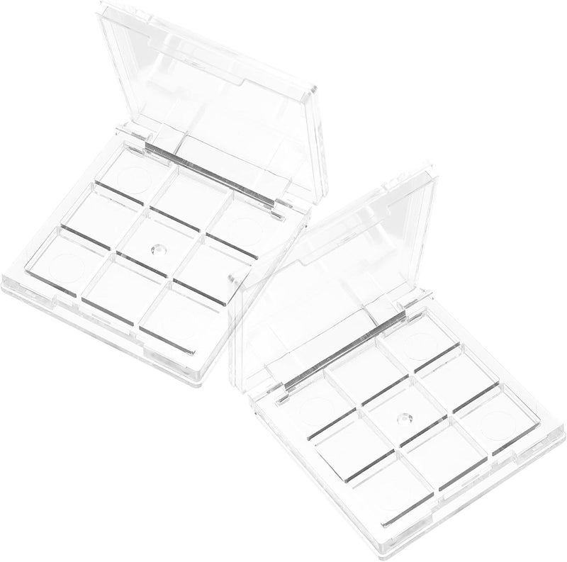 4 Pcs Empty Eyeshadow Boxes - Makeup Eyeshadow Containers Travel Use - Image 1