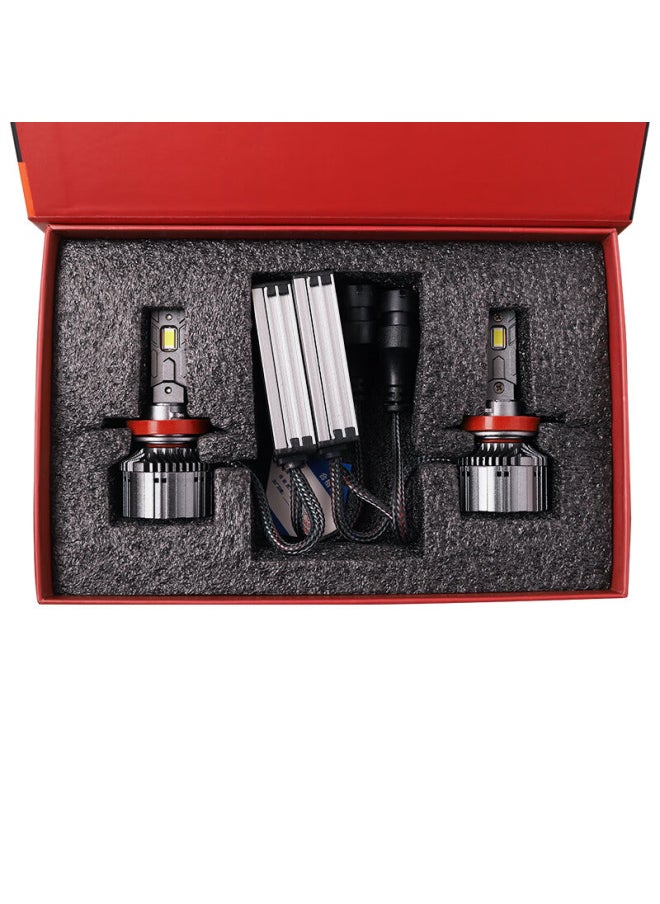 Fsl Rongya Pro Led Car Headlights, Ultra-bright H11 Headlights, Low Beam, High Beam, Compact, High Brightness, Focused, Super Strong, 55w