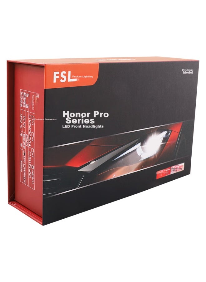 Fsl Rongya Pro Led Car Headlights, Ultra-bright H11 Headlights, Low Beam, High Beam, Compact, High Brightness, Focused, Super Strong, 55w