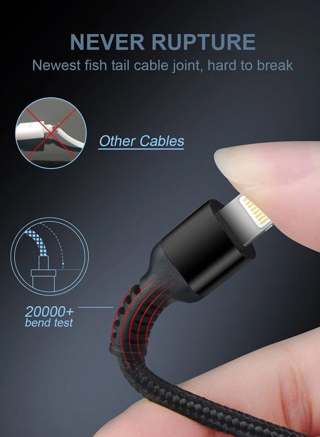 Haoano USB Type C Lightning Cable, Super Fast Pd iPhone Charging Cords Apple Certified Original Usbc Lightening Wire Power Chord for iPhone 14 13 Pro Max 12 11 SE 10 X XR XS 8 Plus USB-c Lighting Charger-6ft - Image 4