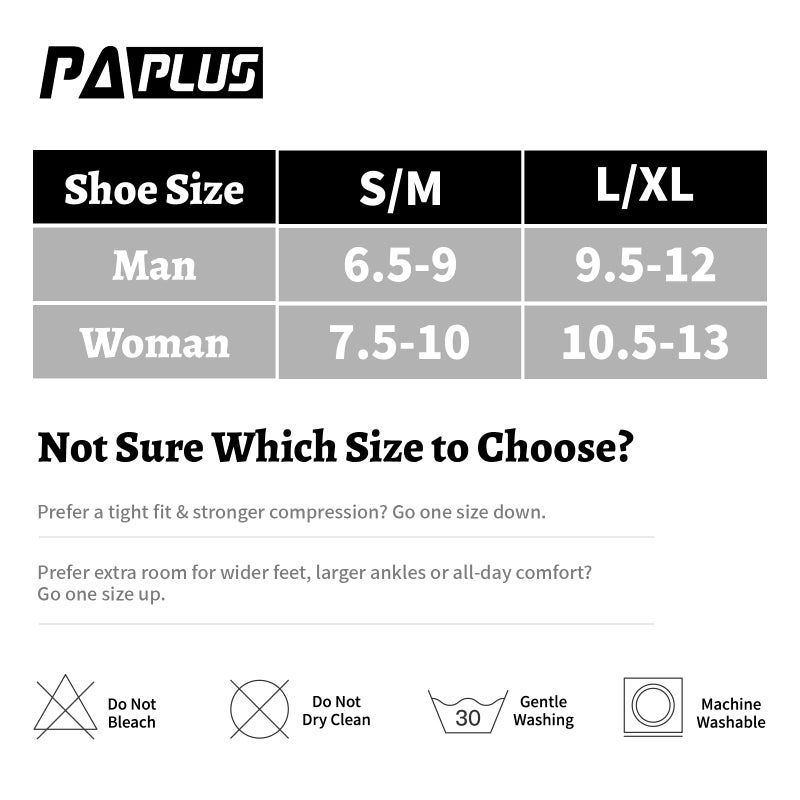 PAPLUS Compression Running Ankle Socks for Men and Women (6 Pairs), Quarter Athletic Socks for Running, Cycling, Golf, Work - Image 3