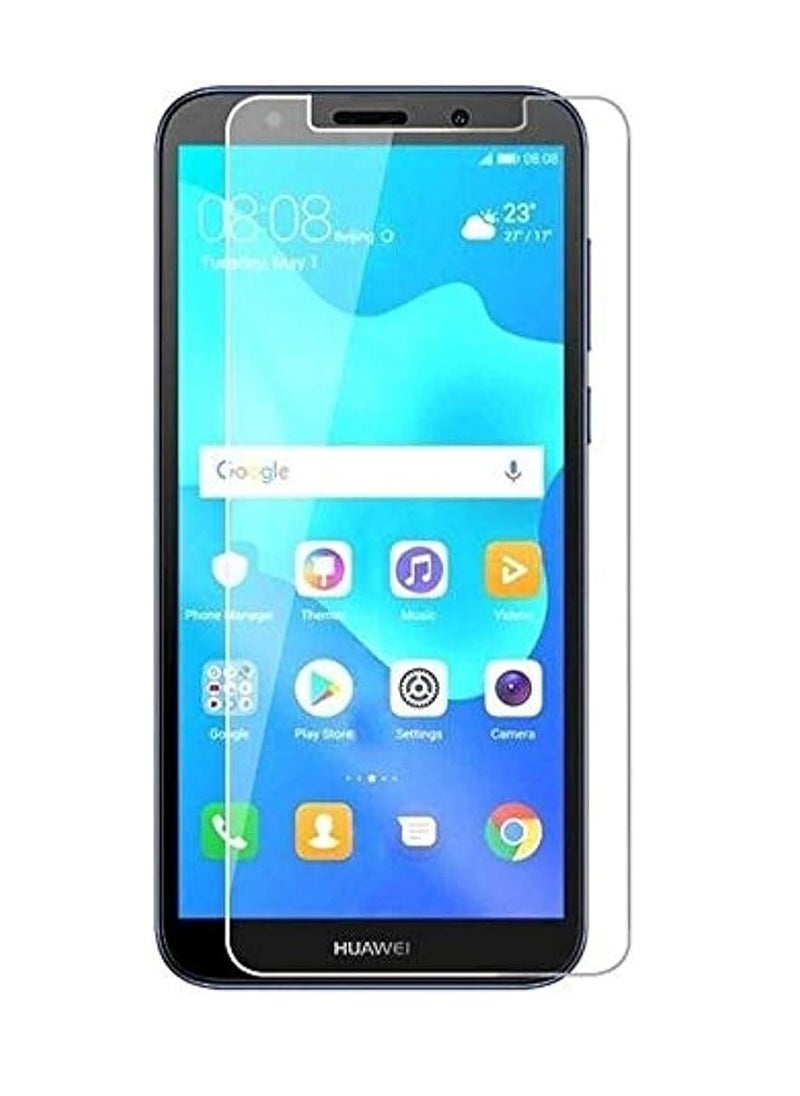Super Tempered Glass Screen Protector Designed For Huawei Y5 Prime (2018) Full Screen Coverage And Bubble Free - Image 1