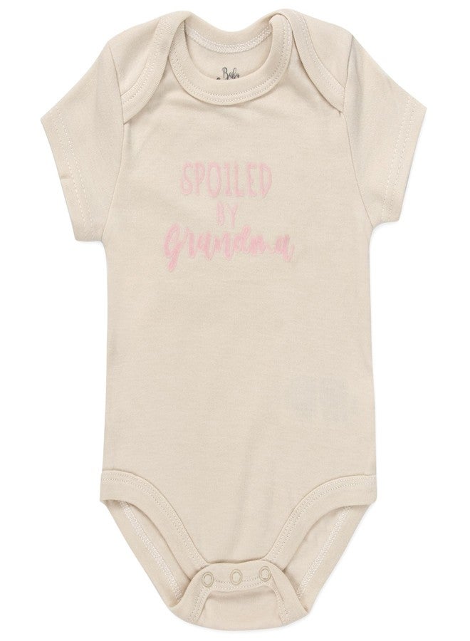 Baby Essentials Baby Girls Mama’s Girl & Floral 6 Piece Bodysuit Set (Mama’s Girl & Floral 6 Piece, 9 Months) - Image 5