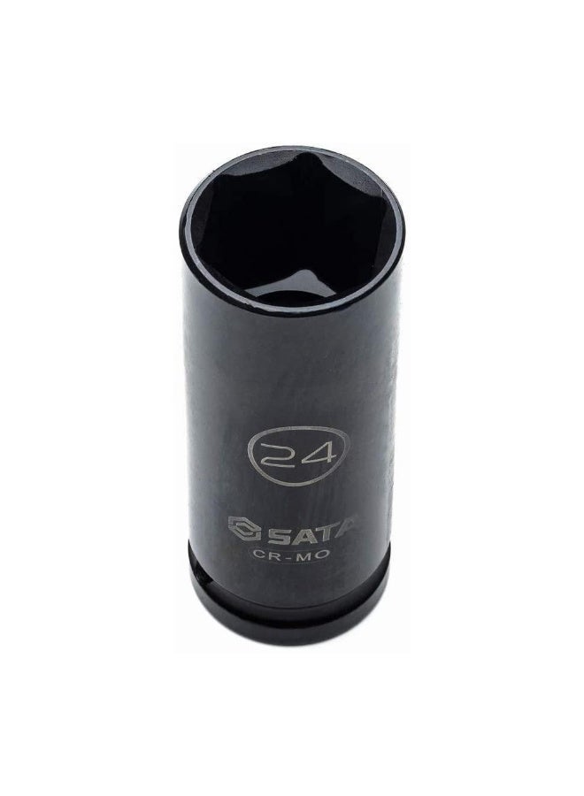Sata SATA ST34398T 13-Piece 1/2" Drive 6 Point Metric Deep Thin Wall Impact Socket Set - Image 4