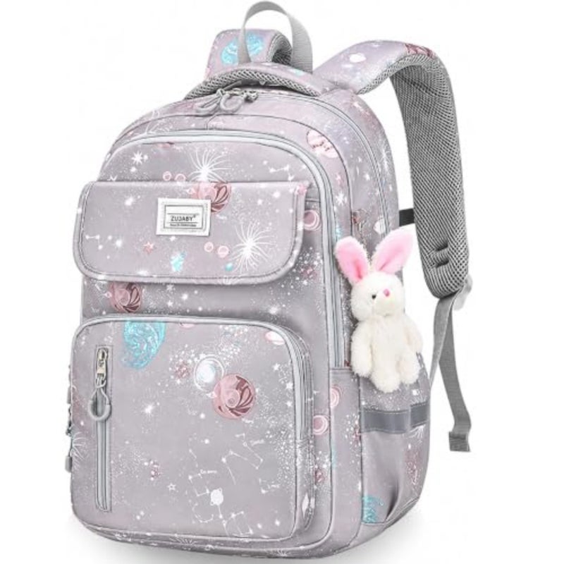 Yoawllty School Bags for Girls, Backpack for Girls, School Bookbag for Elementary, Lightweight Single School Bag for Students - Image 1