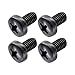 MAKERS BOLT Black License Plate Screws for BMW and Tesla M508 x 8mm Stainless Steel Black Oxidized in USA by Makers Bolt Pack of 4 - Image 2