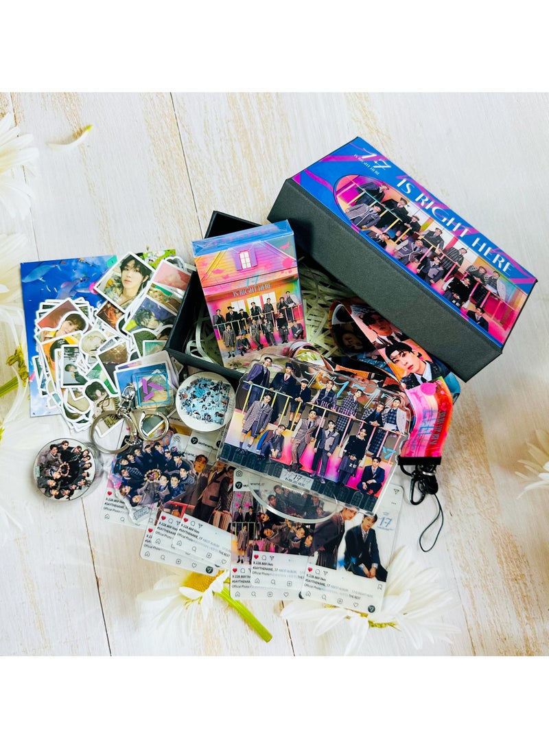 SEVENTEEN Peripherals Keychains Stickers Gift Boxes Exclusive Collections for Fans and Idol Charms are all included carrying the moments of love  - Image 3