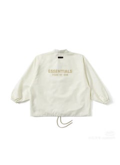 Essentials FOG Windbreaker Coach Jacket Men Cloud dance white