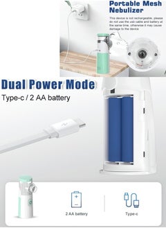 LEXIN Portable Nebulizer Machine for Adults and Children with Breathing Problems - USB Pluggable Handheld Vaporizer for Home, Office, and Outdoor Use.(Battery Not Included)  - Image 4