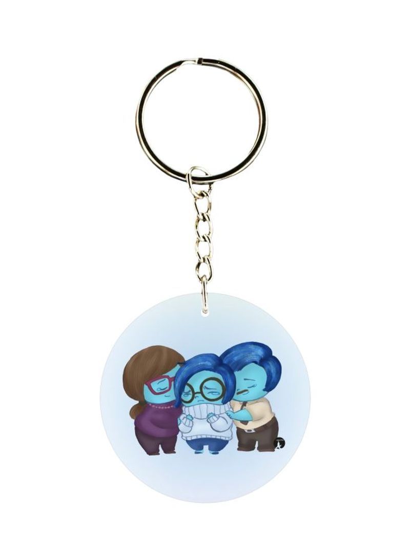 RKN Cartoon Printed Plastic Keychain