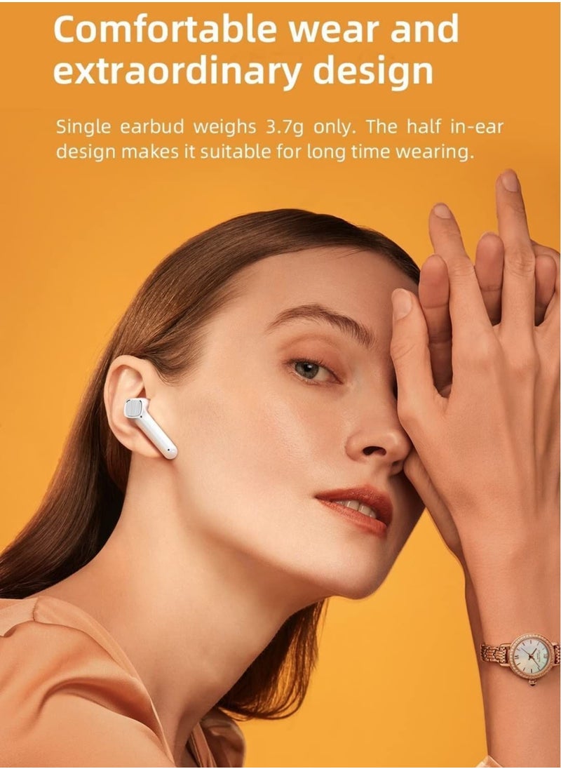 Mibro - Mibro S1 Earphone TWS Bluetooth 5.0 IPX5 600mAh HiFi Stereo Noise Reduction Touch Control Wireless Headphone (Black) - Image 1