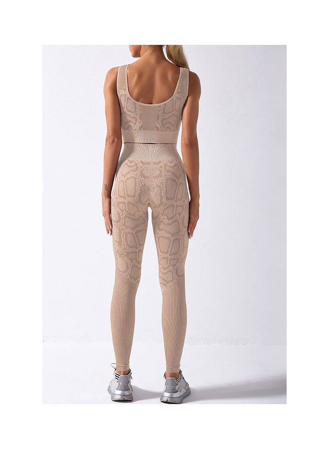 NIBEMINENT 2-Piece Cycling Sports Bra And Leggings Set L - Image 2