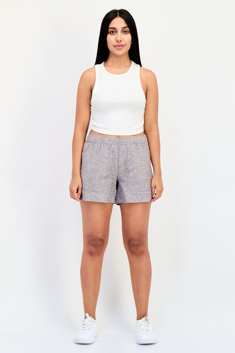 Allbirds Women Heather Basic Shorts, Heather Grey - Image 4